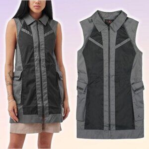 JORDAN Women's Next Utility Sleeveless Jacket Sz XS Gray